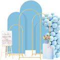 Wedding Arch Backdrop Stand Set Metal Arch Backdrop Stand with Wedding Arch Cover, Wedding Balloon Arch Backdrop