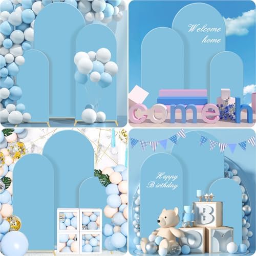 Wedding Arch Backdrop Stand Set Metal Arch Backdrop Stand with Wedding Arch Cover, Wedding Balloon Arch Backdrop, alternate