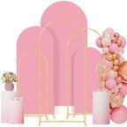 Wedding Arch Backdrop Stand Set Metal Arch Backdrop Stand with Wedding Arch Cover, Wedding Balloon Arch Backdrop