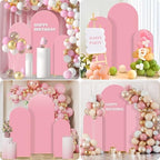Wedding Arch Backdrop Stand Set Metal Arch Backdrop Stand with Wedding Arch Cover, Wedding Balloon Arch Backdrop, alternate