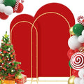 Wedding Arch Backdrop Stand Set Metal Arch Backdrop Stand with Wedding Arch Cover, Wedding Balloon Arch Backdrop