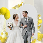 Wedding Arch Backdrop Stand Set Metal Arch Backdrop Stand with Wedding Arch Cover, Wedding Balloon Arch Backdrop, alternate