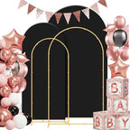 Wedding Arch Backdrop Stand Set Metal Arch Backdrop Stand with Wedding Arch Cover, Wedding Balloon Arch Backdrop, alternate