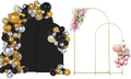 Wedding Arch Backdrop Stand Set of 2 With Black Cover (7.2FT+6FT)