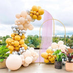 Wedding Arch Backdrop Stand Set of 2 With Black Cover (7.2FT+6FT), alternate view 2