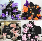 Wedding Arch Backdrop Stand Set of 2 With Black Cover (7.2FT+6FT), alternate view 6