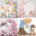 Wedding Arch Backdrop Stand Set of 2 With White Cover (6FT+5FT), alternate view 6