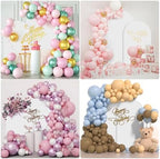 Wedding Arch Backdrop Stand Set of 2 With White Cover (7.2FT+6FT), alternate view 6