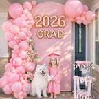 Wedding Arch Cover - 7.2FT Spandex Backdrop Cover & Round Top Arch Stand Cover for Bridal, Birthday, Baby Shower