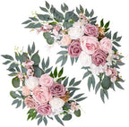 Wedding Arch Decorations 2 Pack, Arch Flowers Swag Dusty Rose