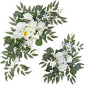 Wedding Arch Decorations 2 Pack, Artificial Hanging Flowers
