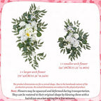 Wedding Arch Decorations 2 Pack, Artificial Hanging Flowers, alternate view 7