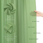 Wedding Arch Draping Fabric,1 Panel 28" x20ft Sage Green Wedding Arch Drapes for Ceremony Chiffon Fabric Drapes, alternate