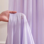 Wedding Arch Draping Fabric, 1 Panel 30" x 20Ft Lavender Sheer Curtain Drapes Extra Wide & Long Backdrop, alternate view 7