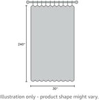 Wedding Arch Draping Fabric 2 Panels 20Ft Blush Chiffon Fabric Drapes Arbor Drapery Wedding Ceremony Reception, alternate