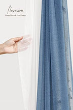 Wedding Arch Draping Fabric 2 Panels 20Ft Chiffon Fabric Drapes Arbor Drapery Wedding Ceremony Reception Swag, alternate view