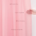 Wedding Arch Draping Fabric 2 Panels 20Ft Length x 28" Width Blush Pink Photography Arch Drapes Chiffon Fabric, alternate