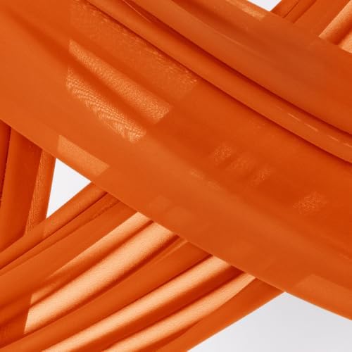 Wedding Arch Draping Fabric 2 Panels 29" x 19Ft Sheer Chiffon Curtain Drapes 6 Yards for Wedding Ceremony, alternate view 5