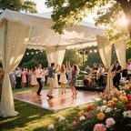 Wedding Arch Draping Fabric 29" x 18 FT Champagne Sheer Chiffon Outdoor Curtain Drapes for Wedding Birthday, alternate view 4