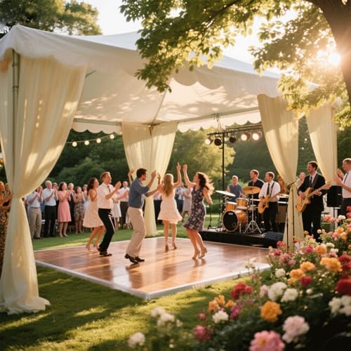 Wedding Arch Draping Fabric 29" x 18 FT Champagne Sheer Chiffon Outdoor Curtain Drapes for Wedding Birthday, alternate view 4