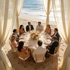 Wedding Arch Draping Fabric 29" x 18 FT Champagne Sheer Chiffon Outdoor Curtain Drapes for Wedding Birthday, alternate view 5
