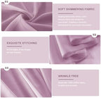 Wedding Arch Draping Fabric 29" x 18 FT Dusty Rose Sheer Chiffon Outdoor Curtain Drapes for Wedding Birthday, alternate view