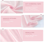 Wedding Arch Draping Fabric 29" x 18 FT Light Pink Sheer Chiffon Outdoor Curtain Drapes for Wedding Birthday, alternate view