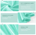 Wedding Arch Draping Fabric 29" x 18 FT Mint Green Sheer Chiffon Outdoor Curtain Drapes for Wedding Birthday, alternate view