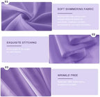 Wedding Arch Draping Fabric 29" x 18 FT Purple Sheer Chiffon Outdoor Curtain Drapes for Wedding Birthday Party, alternate