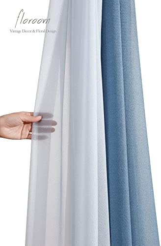 Wedding Arch Draping Fabric 3 Panels 20Ft Chiffon Fabric Drapes Arbor Drapery Wedding Ceremony Reception Swag, alternate view