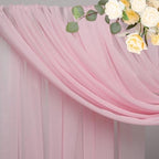 Wedding Arch Draping Fabric Backdrop Drapes 2 Panels, Blush Pink, alternate view 4