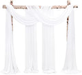 Wedding Arch Draping Fabric Cream White Chiffon Fabric Drapes in Cream White