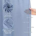 Wedding Arch Draping Fabric Dusty Blue Chiffon Fabric Drapes in Dusty Blue, alternate view 4