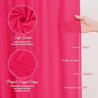 Wedding Arch Draping Fabric Hot Pink Chiffon Fabric Drapes in Hot Pink, alternate view 4