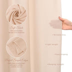 Wedding Arch Draping Fabric Nude Chiffon Fabric Drapes in Nude, alternate view 4