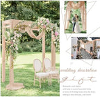 Wedding Arch Draping Fabric Nude Chiffon Fabric Drapes in Nude, alternate view 6