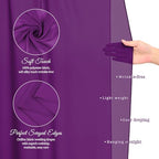 Wedding Arch Draping Fabric Purple Chiffon Fabric Drapes in Purple, alternate view 4