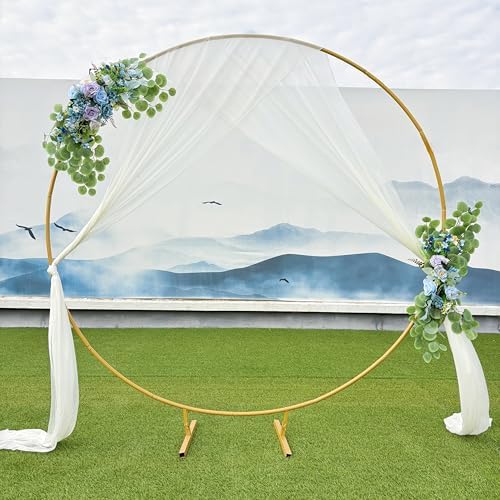 Wedding Arch Flowers 2PCS Artificial Flower Arrangements Blue, alternate view 2
