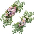 Wedding Arch Flowers 2PCS Artificial Flower Arrangements Purple