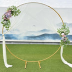 Wedding Arch Flowers 2PCS Artificial Flower Arrangements Purple, alternate view 2