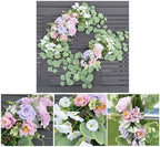Wedding Arch Flowers 2PCS Artificial Flower Arrangements Purple, alternate view 5