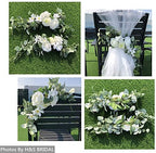 Wedding Arch Flowers 3Pcs Artificial Floral Swags, alternate view 4