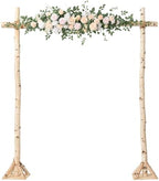 Wedding Arch Flowers, Arbor Decor, Blush Pink, 6.5FT