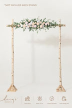 Wedding Arch Flowers, Arbor Decor, Blush Pink, 6.5FT, alternate view 4