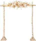 Wedding Arch Flowers, Beige Brown, 6.5FT