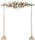 Wedding Arch Flowers, Cream Orange, 6.5FT