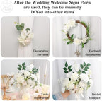 Wedding Arch Flowers Kit, Artificial Flower Arch Decor (Set of 3),2pcs Artificial Flower Arrangement with 1pc, alternate view