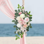 Wedding Arch Flowers Kit, Artificial Flower Arch Decor (Set of 3),2pcs Artificial Flower Arrangement with 1pc, alternate view