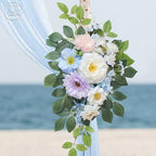 Wedding Arch Flowers Kit, Artificial Flower Arch Decor (Set of 3),2pcs Artificial Flower Arrangement with 1pc, alternate view