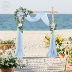 Wedding Arch Flowers Kit, Artificial Flower Arch Decor (Set of 3),2pcs Artificial Flower Arrangement with 1pc, alternate view